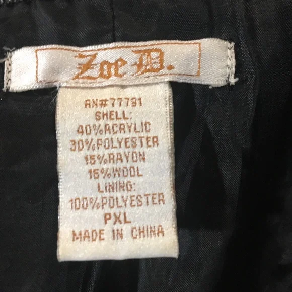 Vintage Zoe D Short Waisted Jacket - Picture 6 of 6